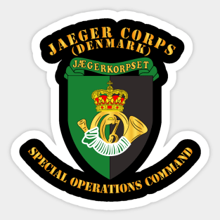 Denmark - Jaeger Corps - Special Opns Command Sticker